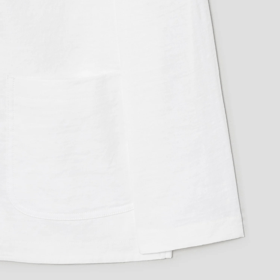 Theory Women White Crunch Relaxed Patch Jacket - White