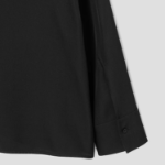 KUHO Collar Neck Blouse - Black