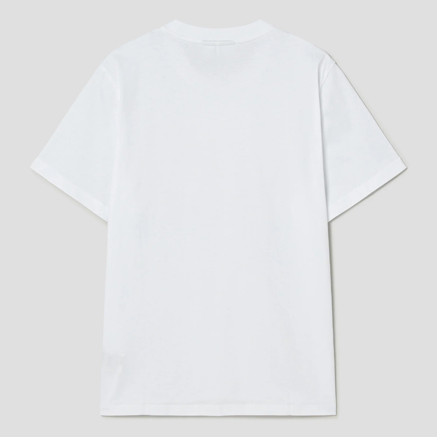 GANNI Basic Jersey Coctail Relaxed T-Shirt - Bright White