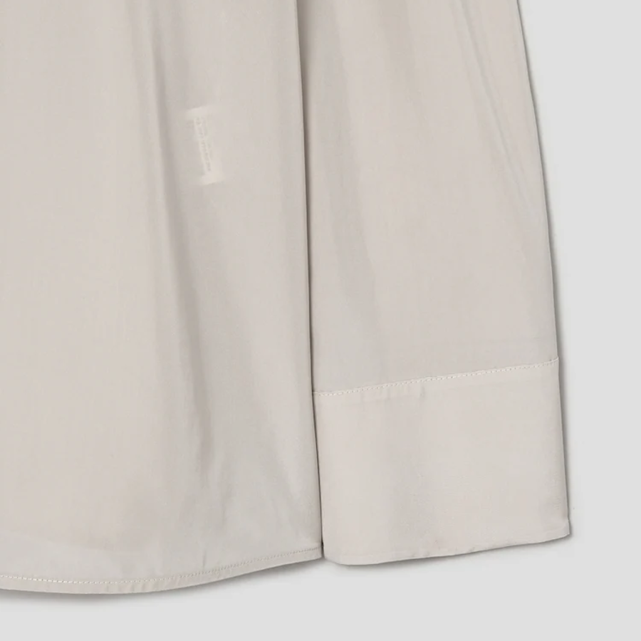 KUHO Collar Neck Blouse - Beige