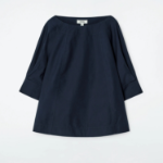 COS – Voluminous Boatneck Cotton Blouse
