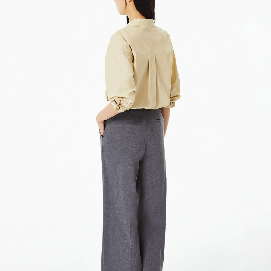 JAJU Wide Pants (Charcoal) — стильные и удобные брюки свободного кроя в универсальном тёмно-сером оттенке
