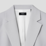 Theory Women Admiral Crepe Relax Oversized Blazer - Platinum