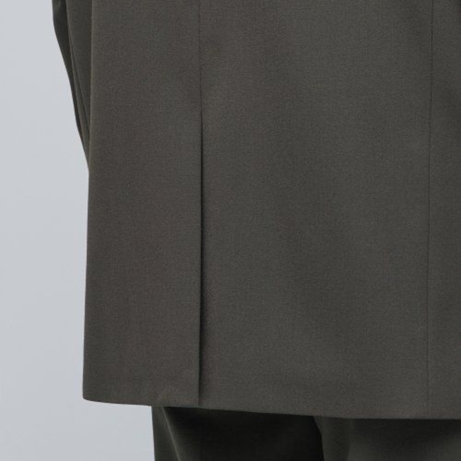 Lightweight Relaxed Basic Blazer — Dusty Khaki