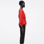 COS Drawstring Peplum Blouse