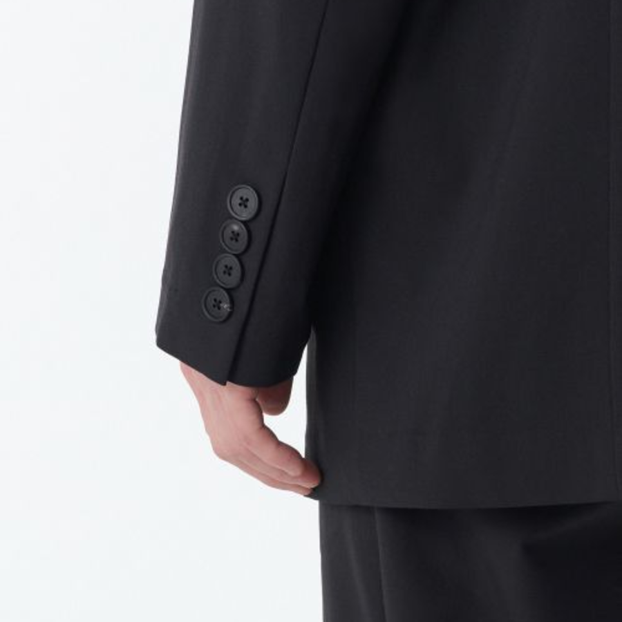 [Cooltandard] Oversized Blazer — Dark Grey