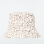 COS Textured Bucket Hat Chalk