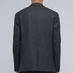 Basic Wool Blazer — Charcoal Gray