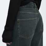 COS Facade Straight-Leg Jeans – Dusty Dark Blue