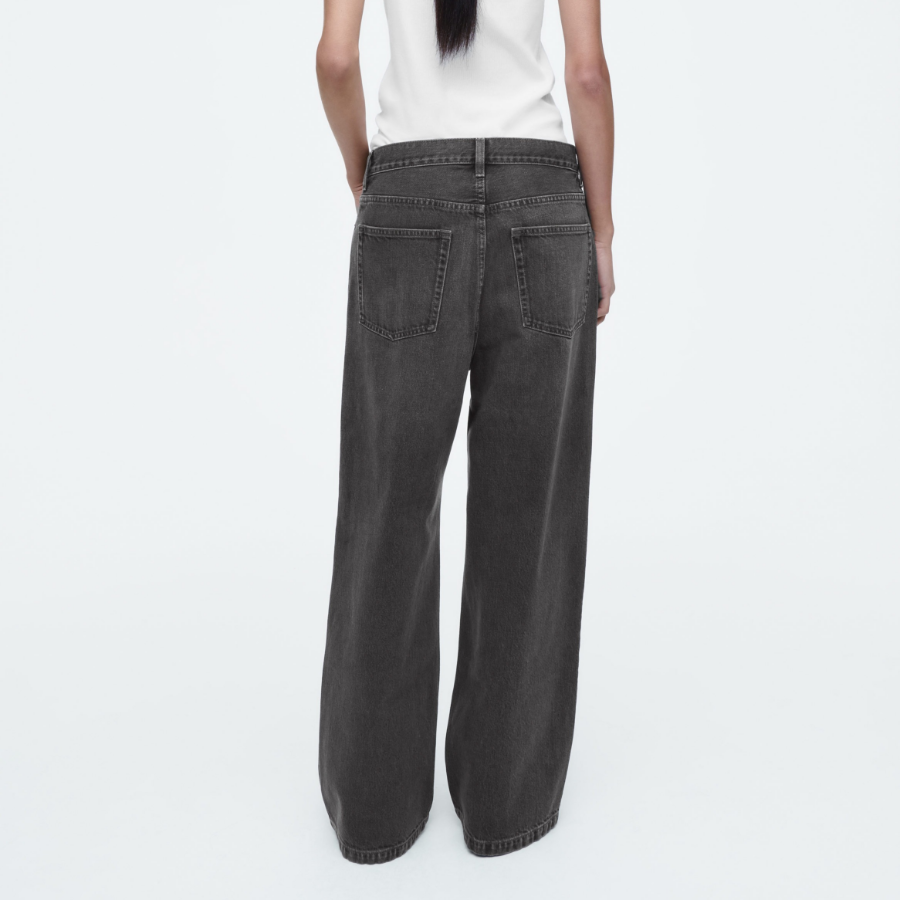 COS Volume Wide-Leg Jeans – Black