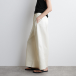 COS Cropped Barrel-Leg Cotton Trousers – White