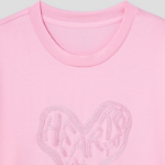 KUHO [HEART FOR EYE] Slim T-Shirt - Light Pink