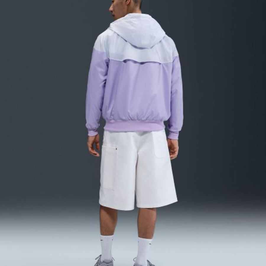 Nike Sportswear Windrunner Hooded Jacket — Hydrangeas / Football Grey