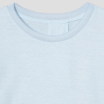 KUHO Cotton Round Neck Short Sleeve T-Shirt - Sky Blue