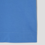 KUHO Cotton Appliqué Accentuated T-Shirt - Blue