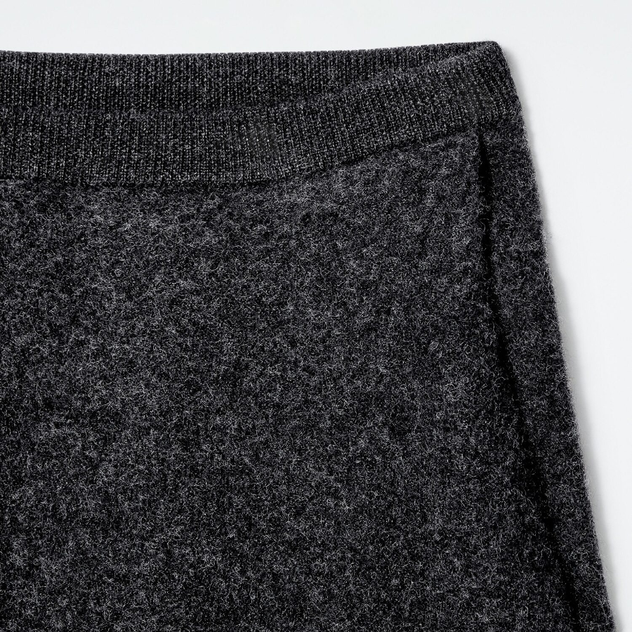 COS Boiled Merino Wool Trouser – Charcoal Melange