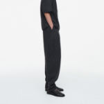 COS Boiled Merino Wool Trouser – Charcoal Melange