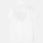 Black Heart T-Shirt with Blue Eyes Heart — White
