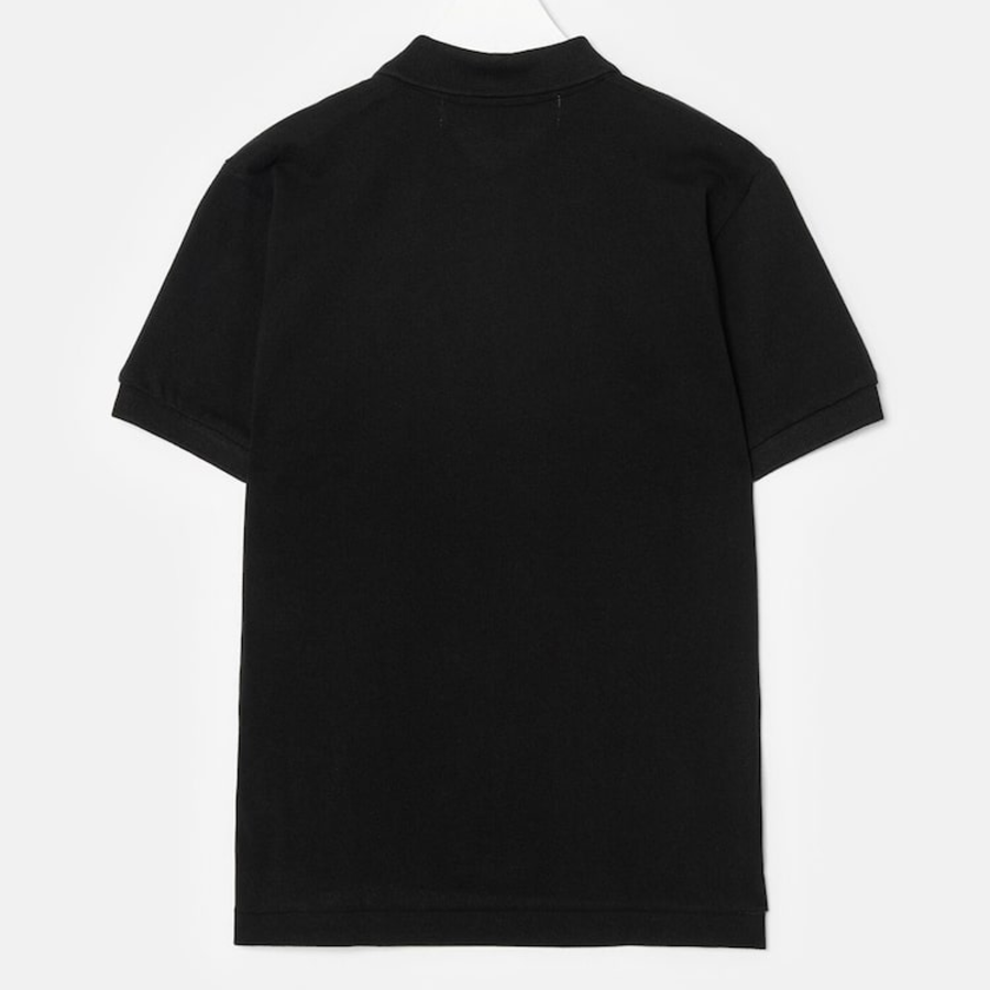 Red Heart Wappen Polo Shirt — Black