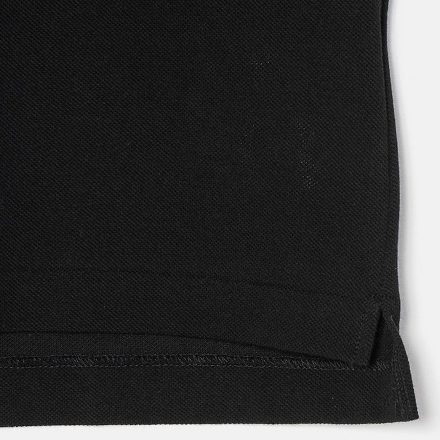 Red Heart Wappen Polo Shirt — Black