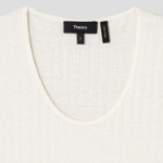 Theory Women Neo Sag Harbor Feeder Stripe Tank - Bone