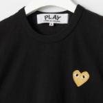 Gold Heart Wappen T-Shirt — Navy
