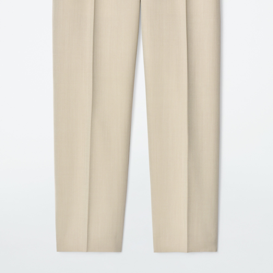 COS Wool Slim Trousers – Beige