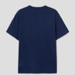 3 Color Heart Print T-Shirt — Navy