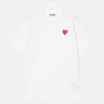 Double Red Heart Wappen T-Shirt — White