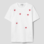6 Heart Short Sleeve T-Shirt — White