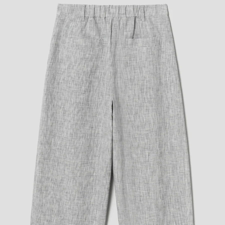 KUHO Wide Fit Pants – Light Grey