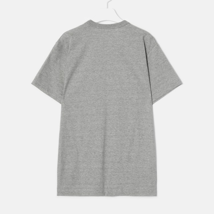 Upside Down Play Logo T-Shirt — Grey