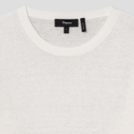 Theory Women Neo Sag Harbor Crew Neck Pullover - Bone