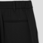 KUHO Riosell Blend Two Tuck Straight Pants - Black