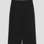 KUHO Crop Wide Fit Pants - Black