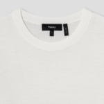 Theory Women Regal Wool Basic Tee - New Ivory