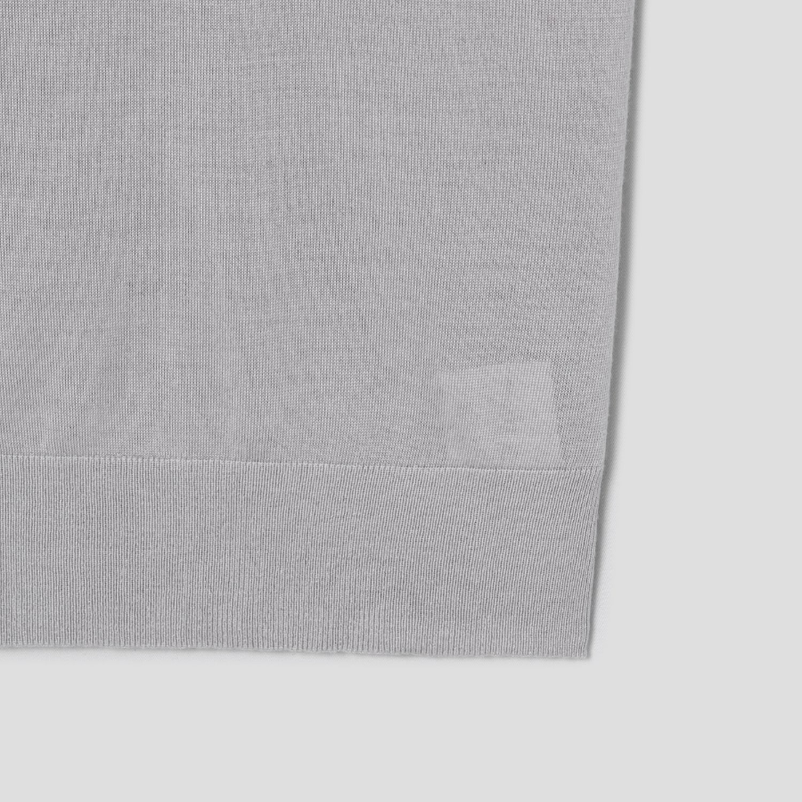 Theory Women Regal Wool Basic Tee - Platinum