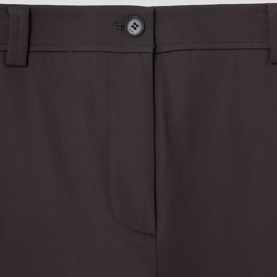 KUHO Stretch Waist Banding Baggy Pants - Brown