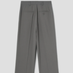 KUHO [Edit] Wool Blend Straight Fit Pants - Grey