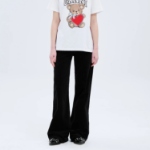 GANNI Stretch Corduroy Magny - Black
