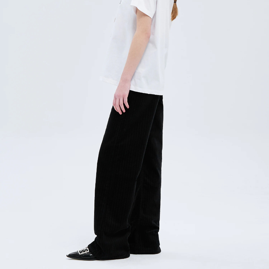 GANNI Stretch Corduroy Magny - Black