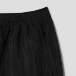 GANNI Viscose Habotai Elasticated Shorts – Black