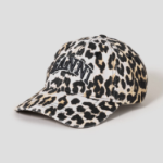 GANNI Washed Cotton Canvas Cap Emb – Brown