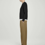 COS Textured Knit Cotton V-Neck Cardigan – Black