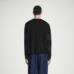 COS Stripe Merino Wool Sweater – Black / Stripe