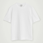 COS Relaxed Slub Cotton-Linen T-Shirt – White