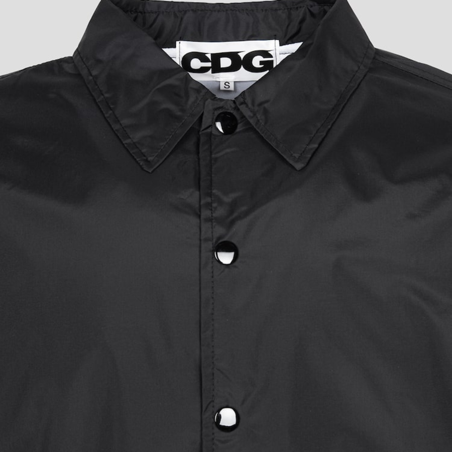 CDGCDGCDG Logo Printed Coach Jacket (Cdgcdgcdg) — Black