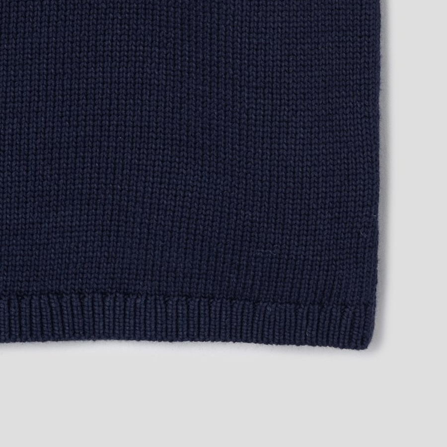 Theory Women Rounded Cotton Zip Up Vest - Navy