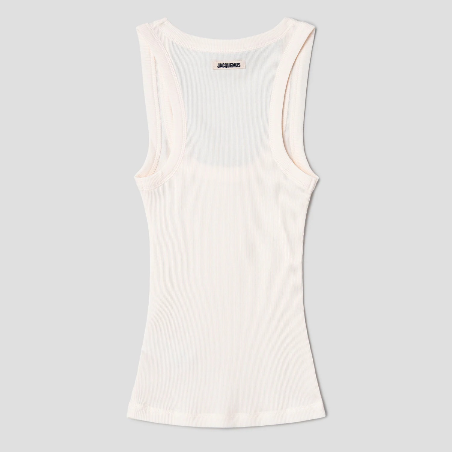 JACQUEMUS Le Debardeur Gros Grain - White