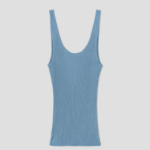Theory Women Regal Wool Rib Tank - Stone Blue